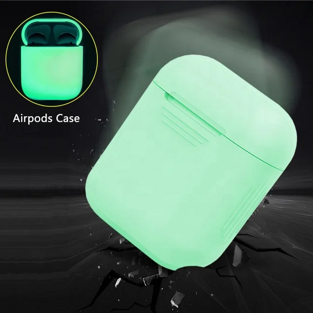 New Luminous Case Glow in the Dark Protective Silicon Cover Case for Air-pods