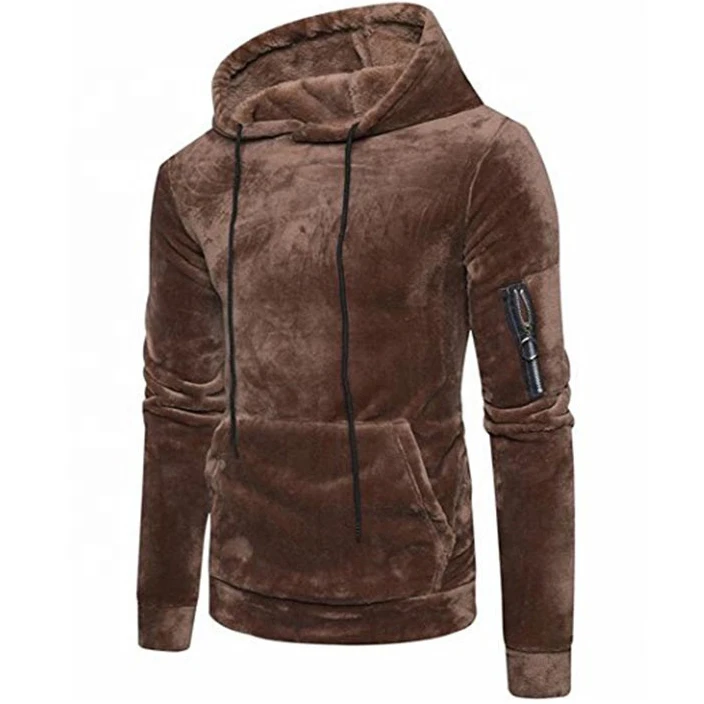 New Arrival Solid Color Full Sublimation Wholesale Affordable price Trading design hot product Active wear Velvet hoodies