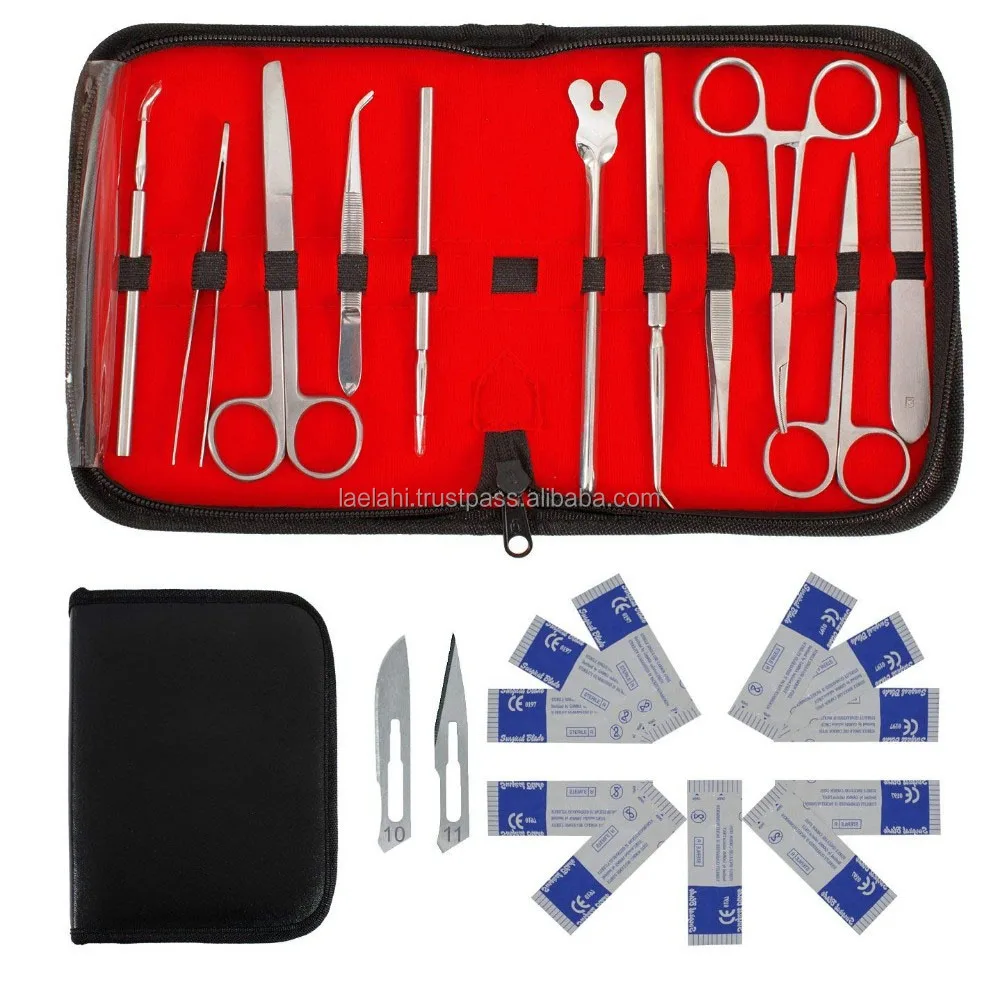 12 pcs Student Biology Dissection Dissecting Kit With STERILE SURGICAL BLADE 2023