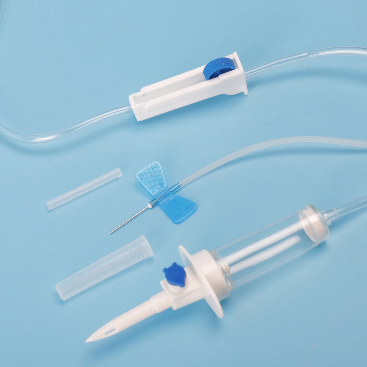 Медицинский одноразовый прецизионный инфузионный набор с фильтром и иглой