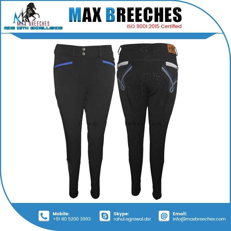 Bulk Sale Top Quality Wholesale Price Ladies Full Seat Breeches Custom Design Available