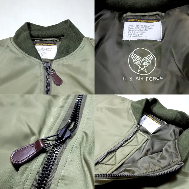 
Air force Heavy zone jacket,OD color Military clothing made in japan 