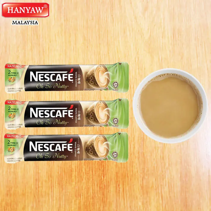 [Malaysia] Fast Shipping + Halal Certified White Coffee Hazelnut ( 20 Bags x 36g x 15 Stick /Ctn )