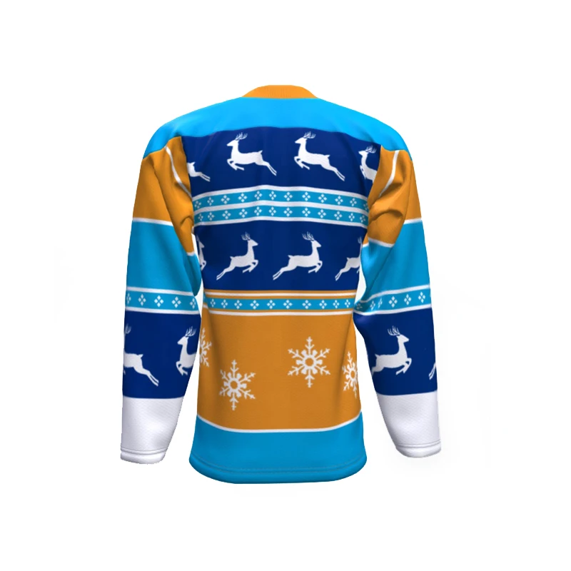 2022 New Design custom Sublimated Hockey uniform Custom Team Sport Wear Cheap ice hockey jersey