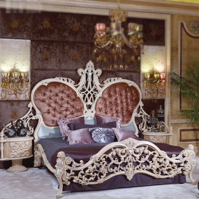 Роскошная деревянная мягкая кровать рама на заказ ручной работы резной прочная деревянная мебель для спальной комнаты