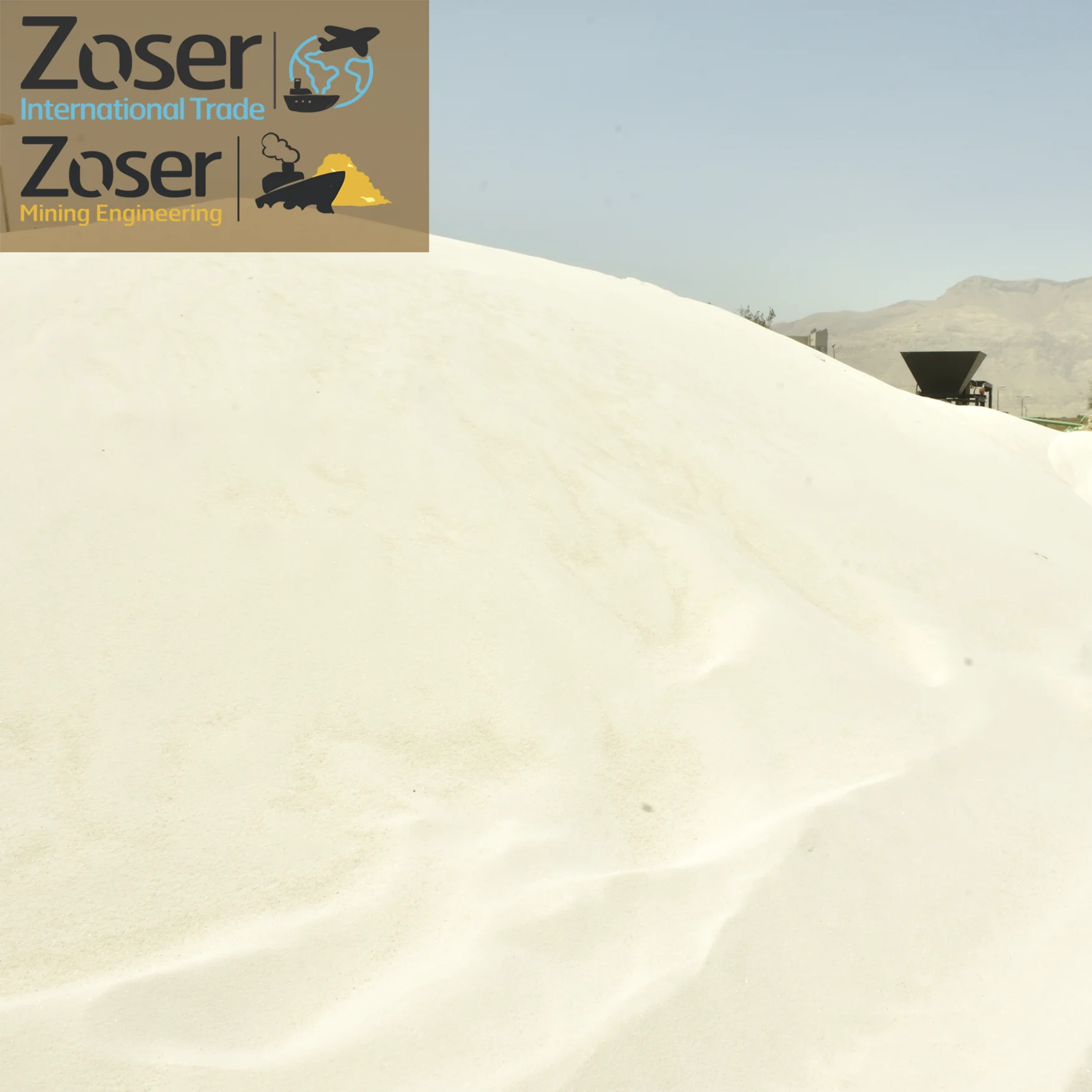 
Silica Sand, SiO2 99.6%, Fe2O3 0.010%. For Glass Production 