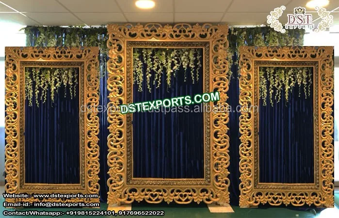 Best Wedding Stage with Candle Walls London Dreamy Wedding Stage Metal Candle Walls Elegance Reception Stage Candle Back-Walls