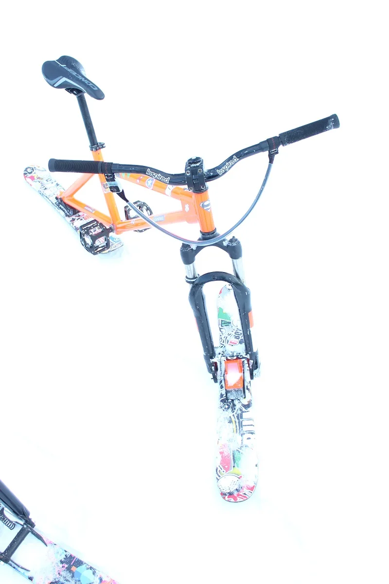  Skibike snowscoot для горнолыжный лыжный горный велосипед катания на