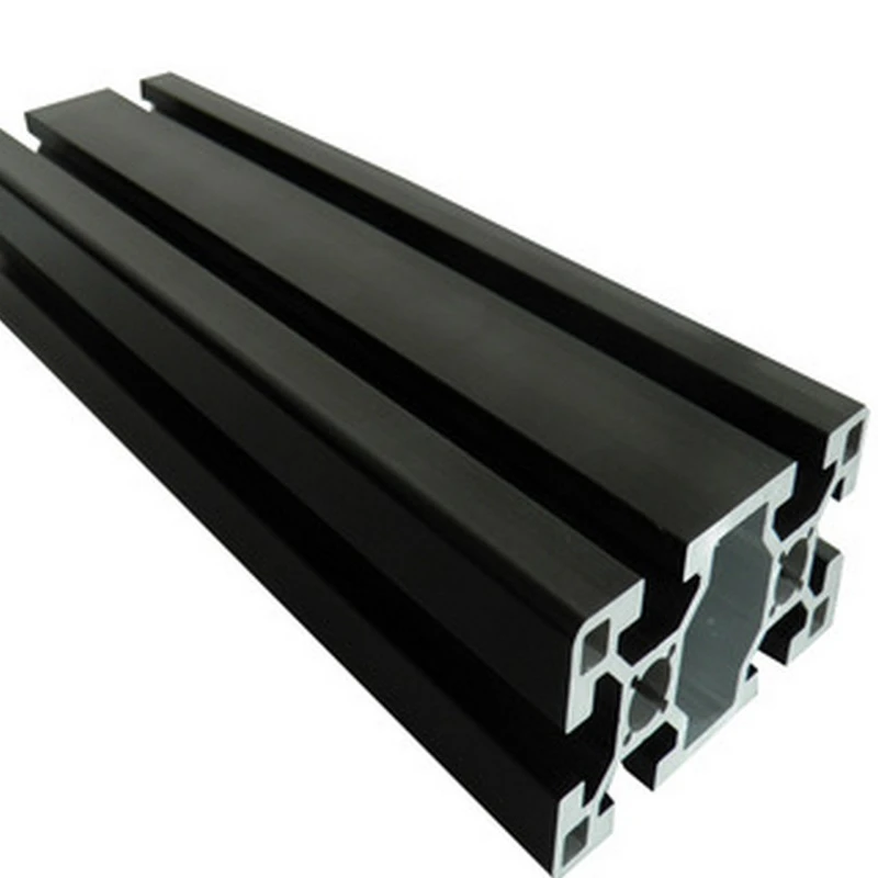 Black led aluminum profile for corner connector