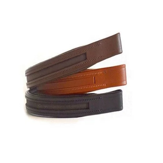 Premium Leather Horse Bridle Bling Brow Band Crystals