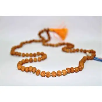 Wholesale Natural 6 six Mukhi  Rudraksha Jap Mala Manufacturer Handcraft Handmade Product India 2021 Jap mala rudraksh