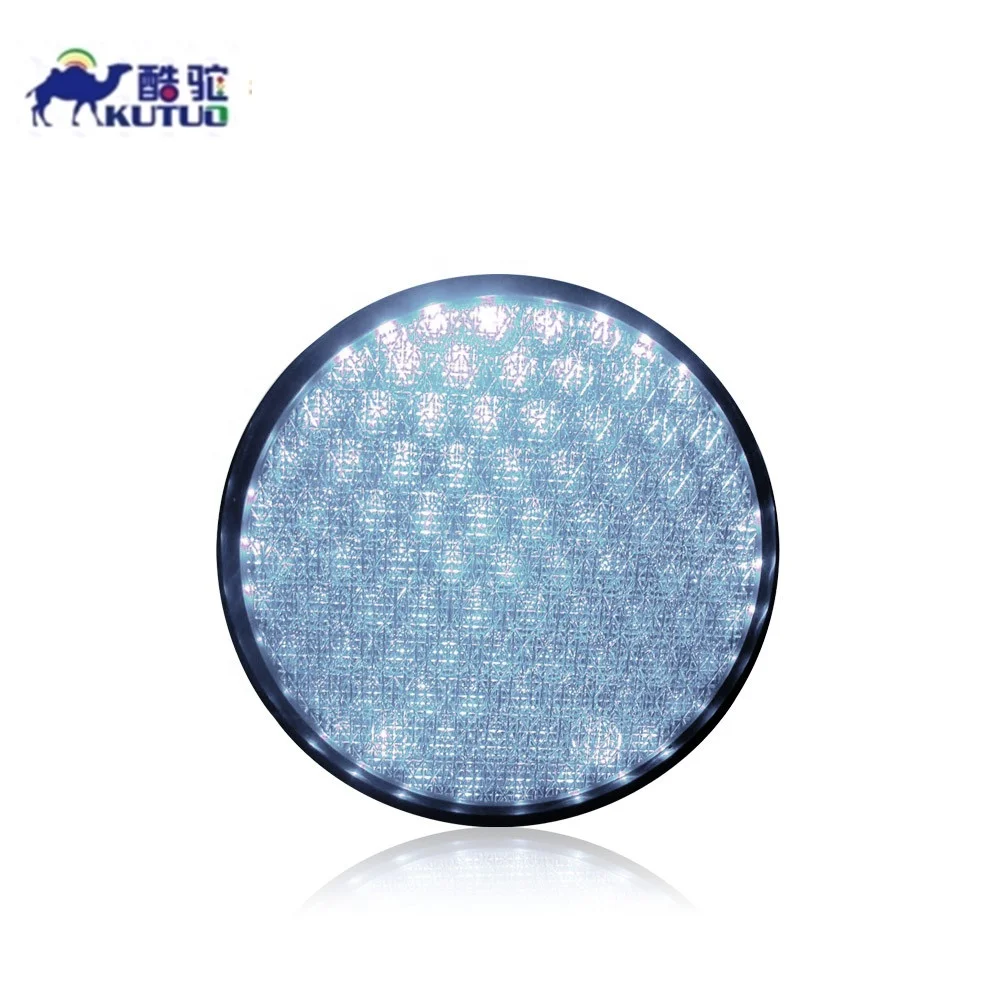 
High Bright 200mm railroad crossing led traffic light Module with double lens 