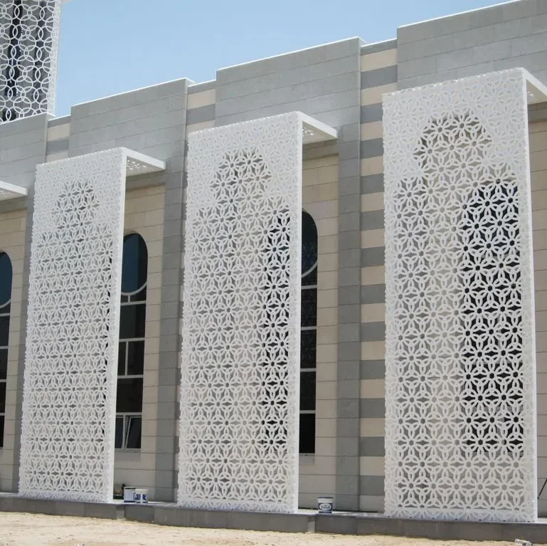 Aluminum mashrabiya decorative laser cut panels
