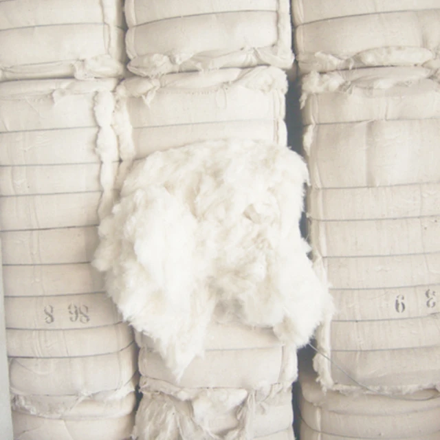  Вьетнам 100% ХЛОПОК comber noil/Отбеленное натуральное хлопковое волокно noil белый/цвет слоновой кости из чистого индийского натурального сырья