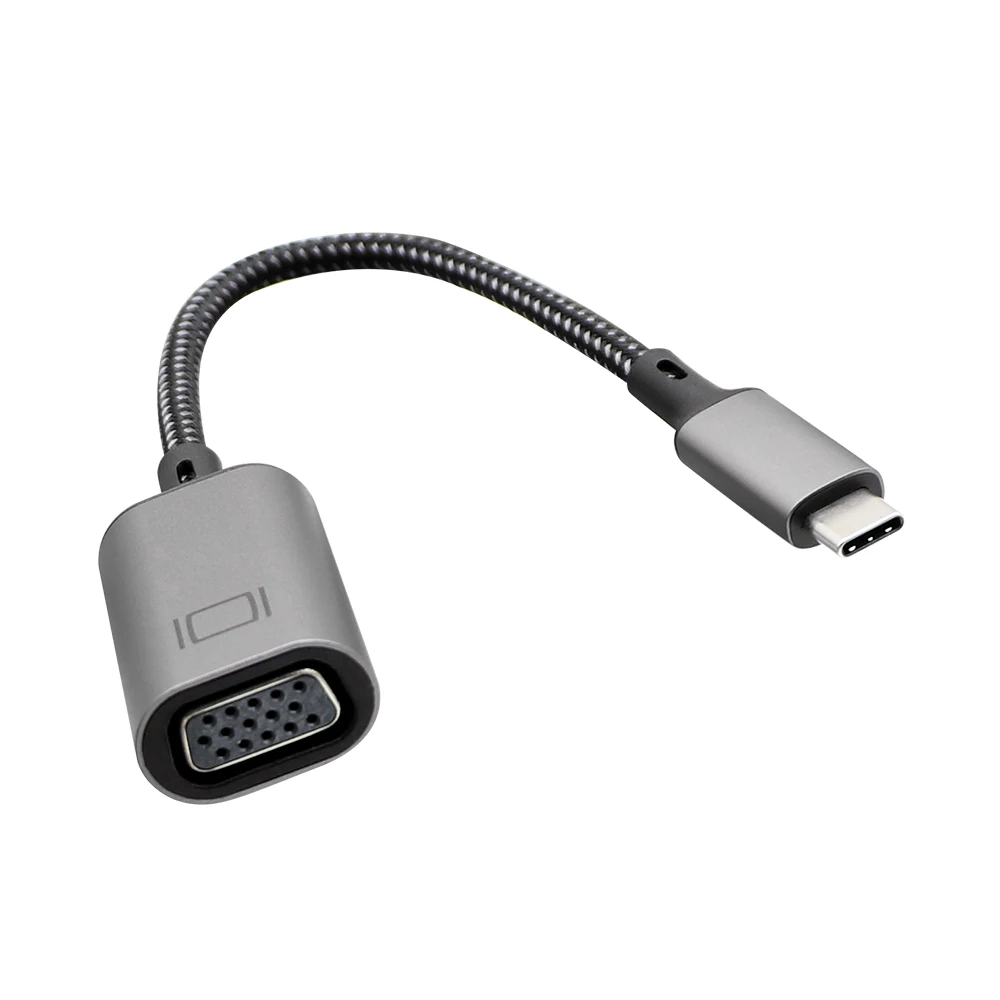 1080P Type USB C To VGA Video Converter Type C to VGA  converter Adapter for Notebook/phone