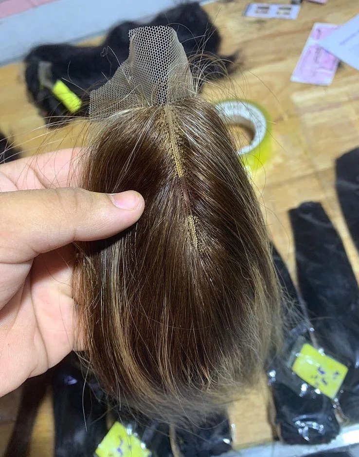 Cuticle aligned original unprocessed lace closure fronta wig virgin Vietnamese human hair weave bundles vendors raw human hair