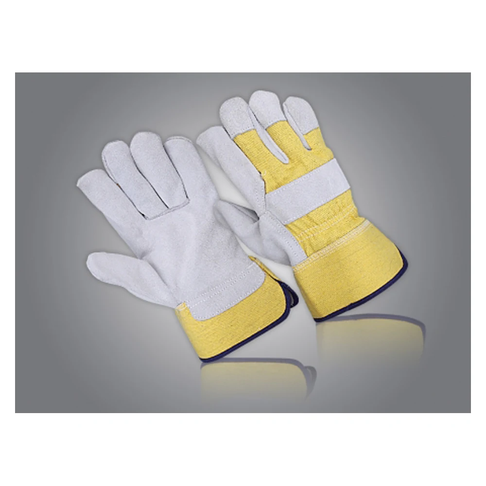 Hot Sale Custom Made Industrial Safety Canadian Work Gloves Working Leather Rigger Working Heavy Duty Gardening Haulage Gloves