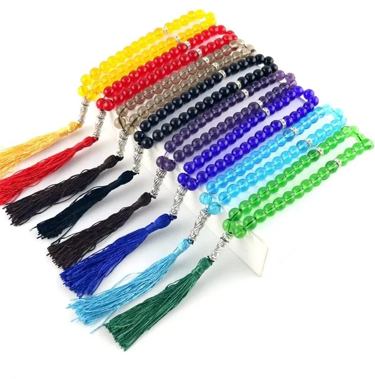 Оптовая продажа молитвенные бусины мусульманские многоцветные античные Tasbih высокое качество Tasbeeh