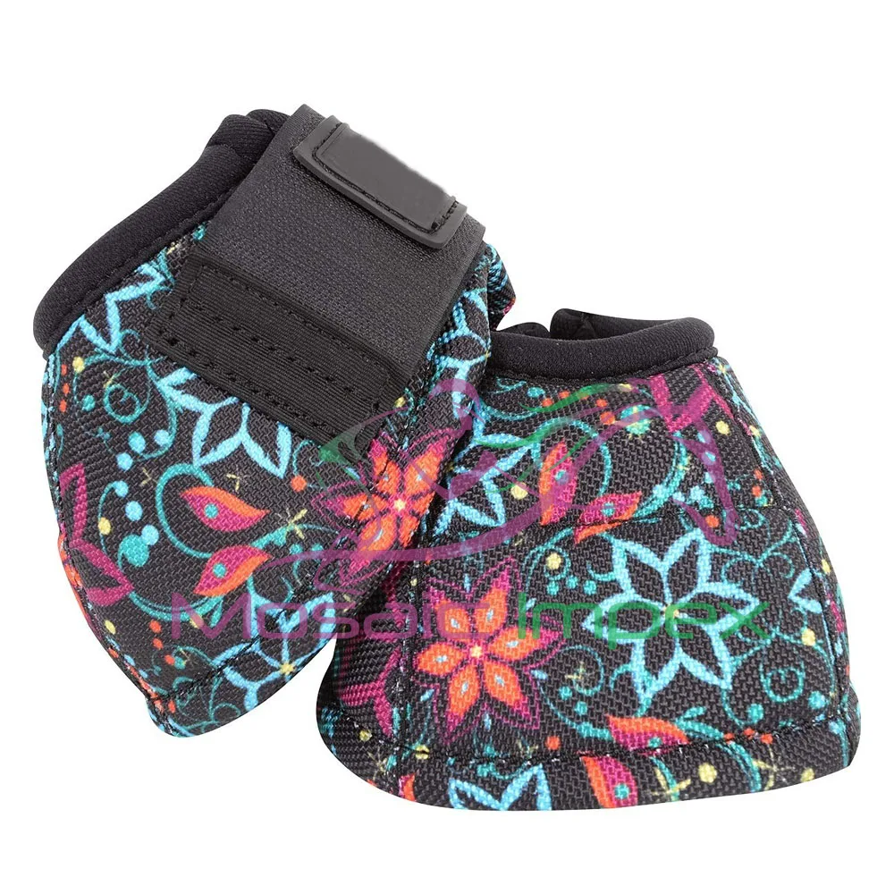 Professionals Horse Bell Boots Over Reach No Turn Bell Wrap-Tendon Hoof Neoprene Horse Riding Bell leg brushing boots