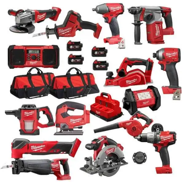 BUY 2 GET 1 FREE FOR MilwaukeeS M18FPP15A-504B - 18V M18 FUEL 15 Piece Brushless Cordless Combo Kit