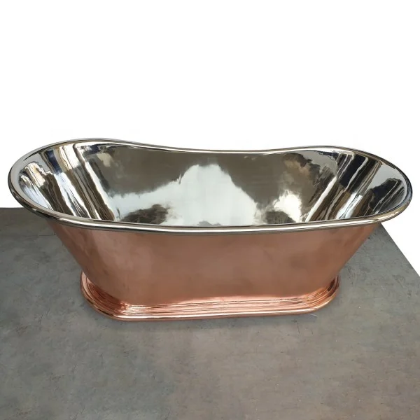 Copper Bathtub Nickel Inside Shining Copper Outside
