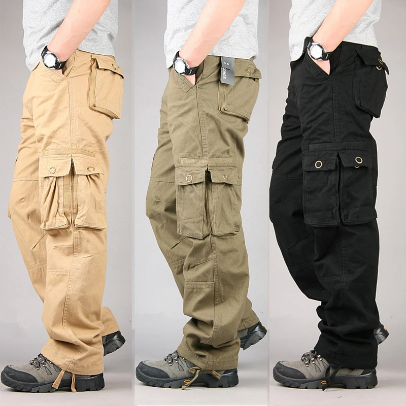 Custom Mens Cotton Twill worker pant High Quality Multi-pockets