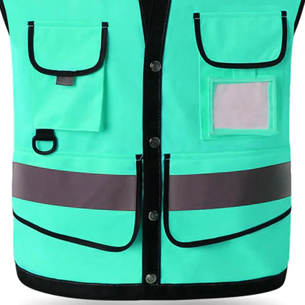 
High Visibility & High Quality Safety Reflective Vests Wholesale Custom Quality Orange Traffic Vests 