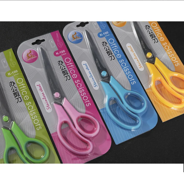 3,0 мм 8,5 дюймов Офисные ножницы из нержавеющей стали ножницы для студента Москва де sastre пластиковая ручка Сейф