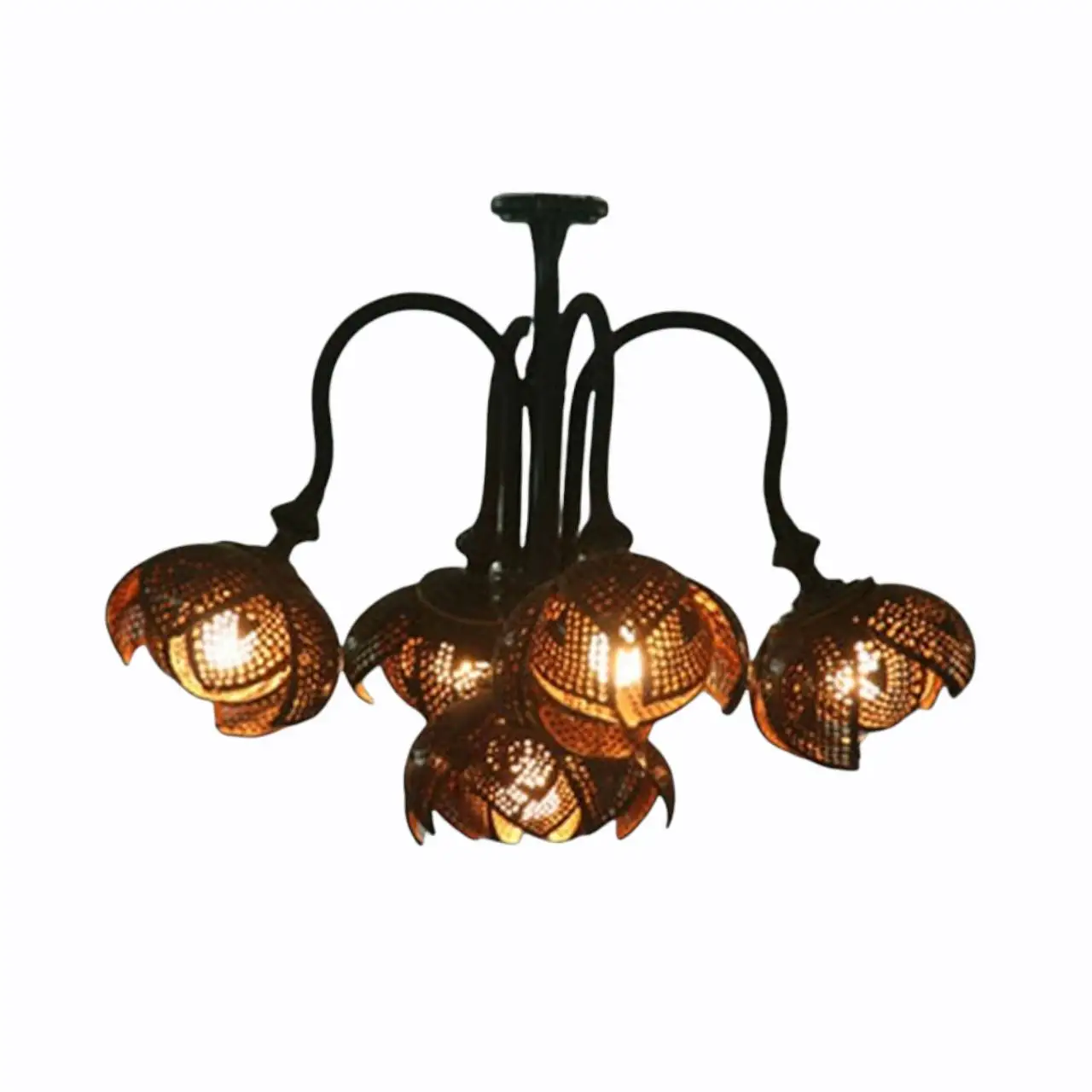 
Coconut Sheel Ceiling Lamp 5 Positions 