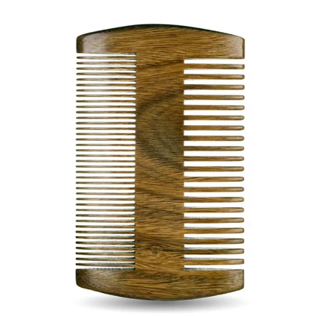 Handmade Sandalwood Anti-Static Pocket Comb Beard and Mustache Comb