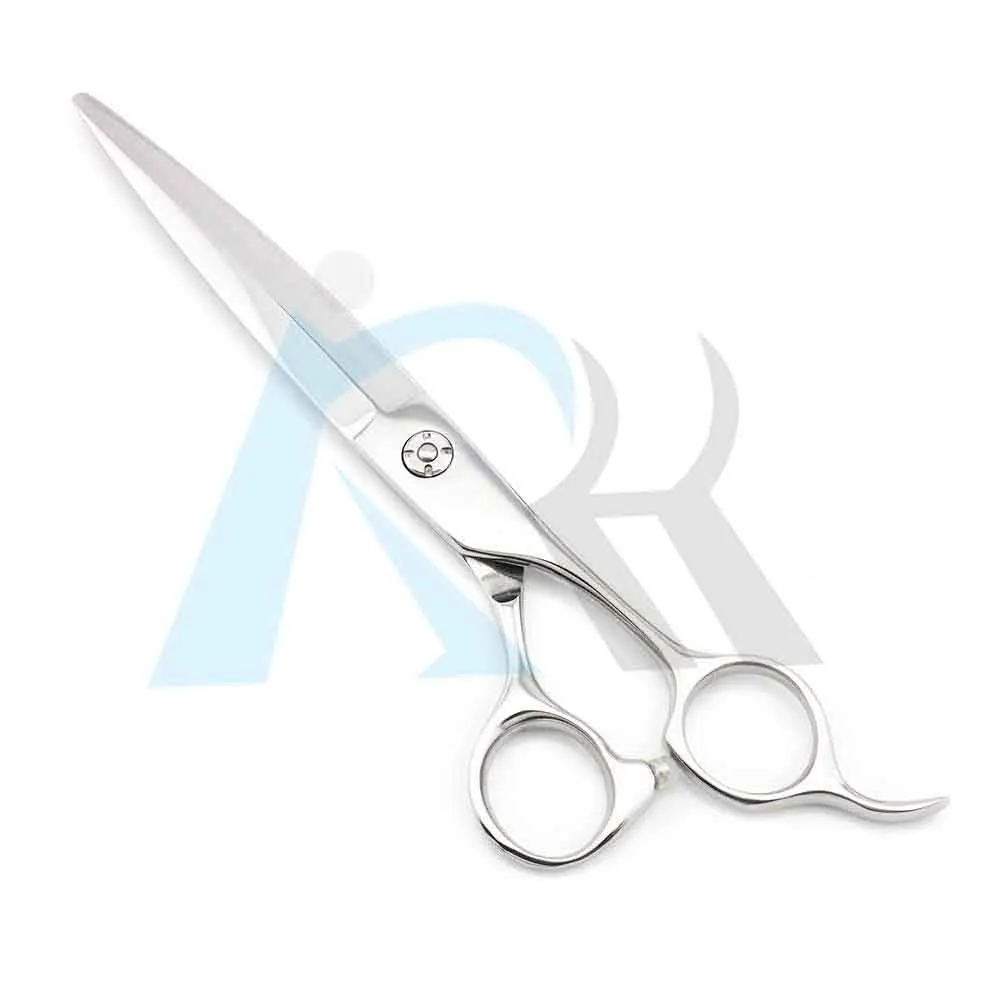 Professional Hair Cutting Barber Scissors High Quality 440C Mirror HRC Customized Steel Stainless Logo Style Beauty Surface Pcs