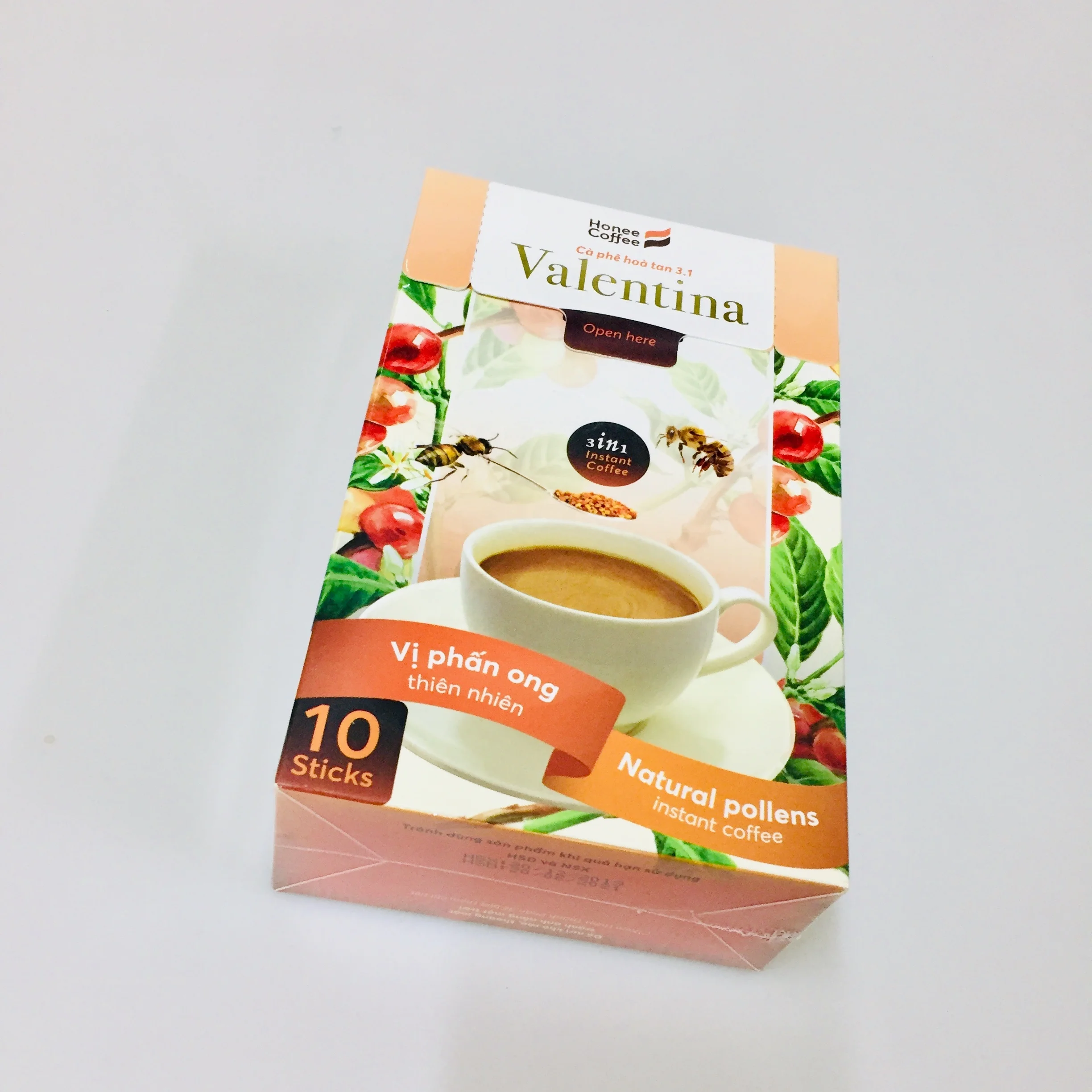 Бренд Honee coffee-кофе мгновенного приготовления 3 в 1 кофе с натуральной пчелиной пыльцей из Вьетнама