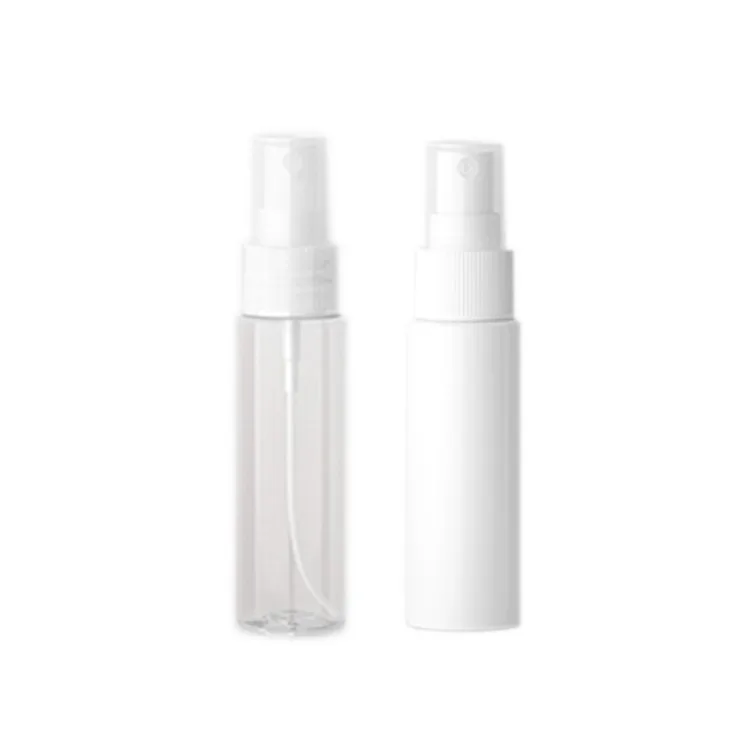  Европейская складская бутылка-распылитель с плоским плечом прозрачная белая зеленая синяя красная янтарная круглая пластиковая для домашних животных мелким распылением