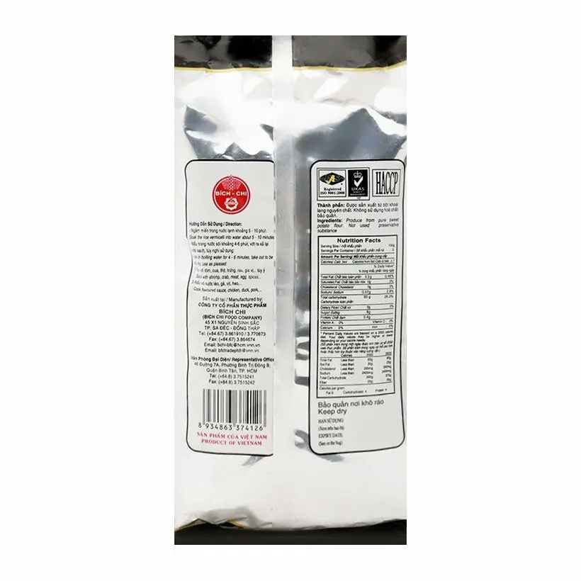 BichChi сладкий картофель вермишель Company оптовая продажа 100% натуральный материал