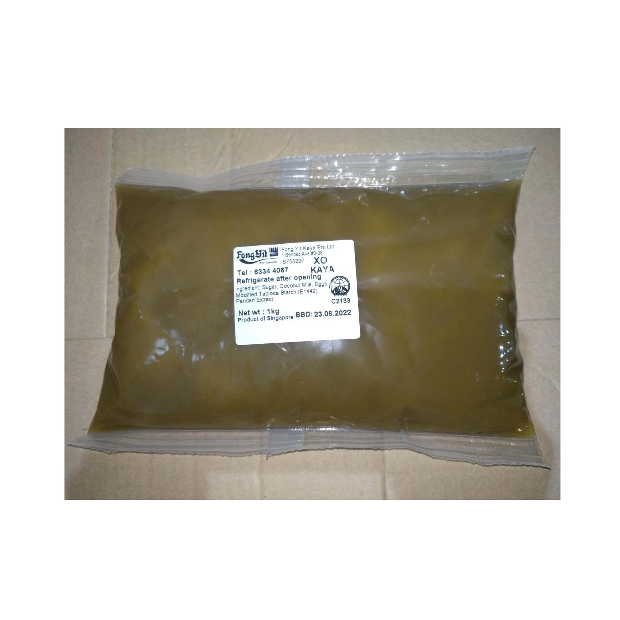 Best Selling Product 2021 with FSSC 22000 & Halal Certification No Preservatives 1KG Packet Bag Fong Yit Traditional XO Kaya
