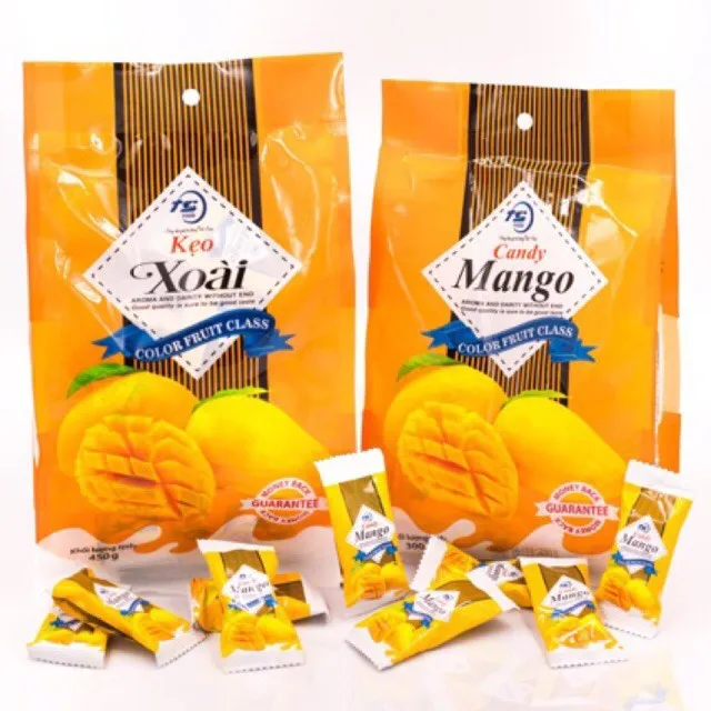 Big sale High quality Viet Nam Factory Mango gummy candy bag