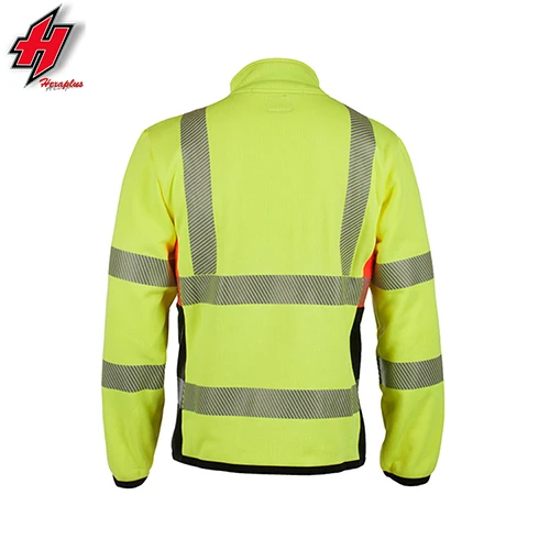 work jacket safety Wholesale Custom High Visibility FR Black Work Jacket