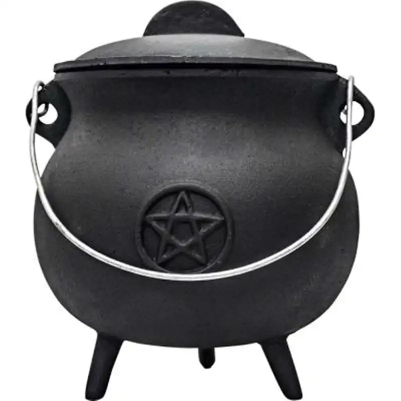 New Factory wholesale cast iron cauldron mugs halloween witch cauldron kettle magic mixies magical misting cauldron