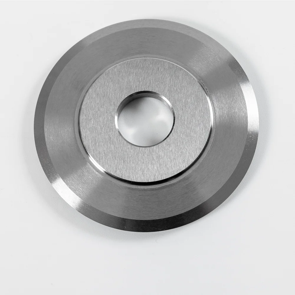 Custom Hardened Tool Steel Score Cut Knives Round Crush Cutter Score Slitter Blade