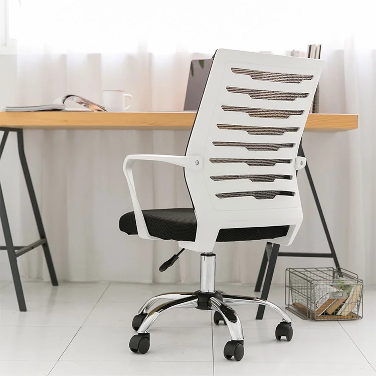 ergonomic low back mesh executive chair with silent caster