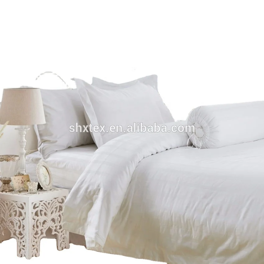 100 % cotton 280cm width 200TC plain white cotton percale fabrics for bed sheets hotel