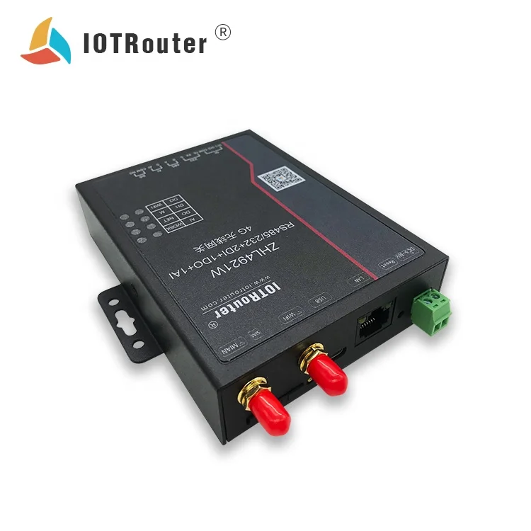 Battery Tester M2M Gsm Module WiFi Port Terminal Server 4~20mA Analog RTU Data Logger IOT Router ZHL4921W RS485 to MQTT DTU 165