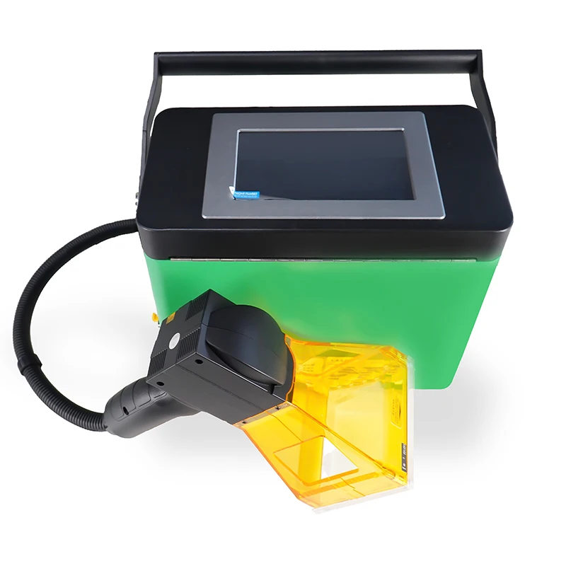 handheld 20W 30W mini fiber laser marking machine for ABS PVC and metal items