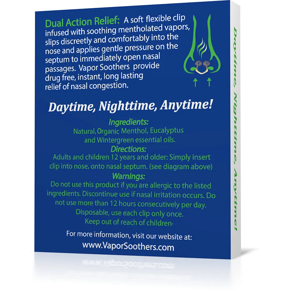 Паровой сопутствующий носовой расширитель на американской основе с запахом Wintergreen 14ct премиального качества