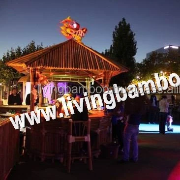 Барный дом PARIS TIKI с бамбуковой крышей для курорта кофе встреч