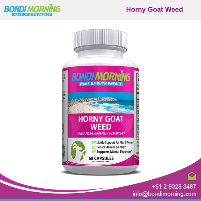 Top Nutritional Supplement Performance Booster Natural Unisex Horny Goat Weed Capsules