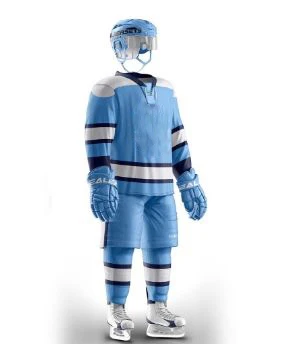 Green, Black Cool Ice Hockey Uniforms Including Jersey Socks And Pant