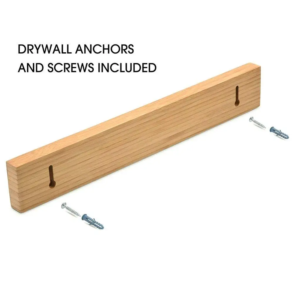 Wholesale Kitchen Bamboo Magnetic Knife Holder Strong Magnet Strip Wooden Magnetic Knife Holder