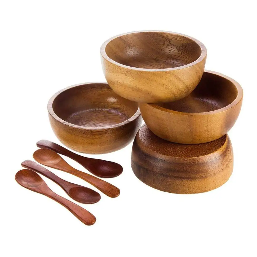 Acacia Wood Bowl in small size