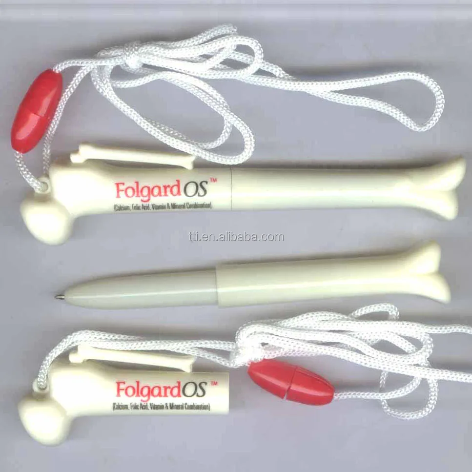 
Clinic doctor promotional pharmaceutical items Plastic Bone Shape Pen 